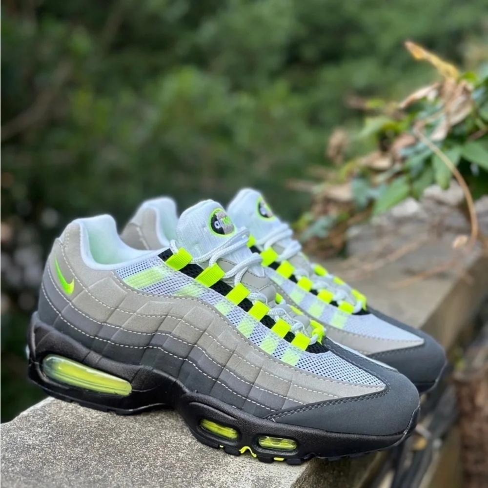Nike Air Max 95 Gray with Neon Accents